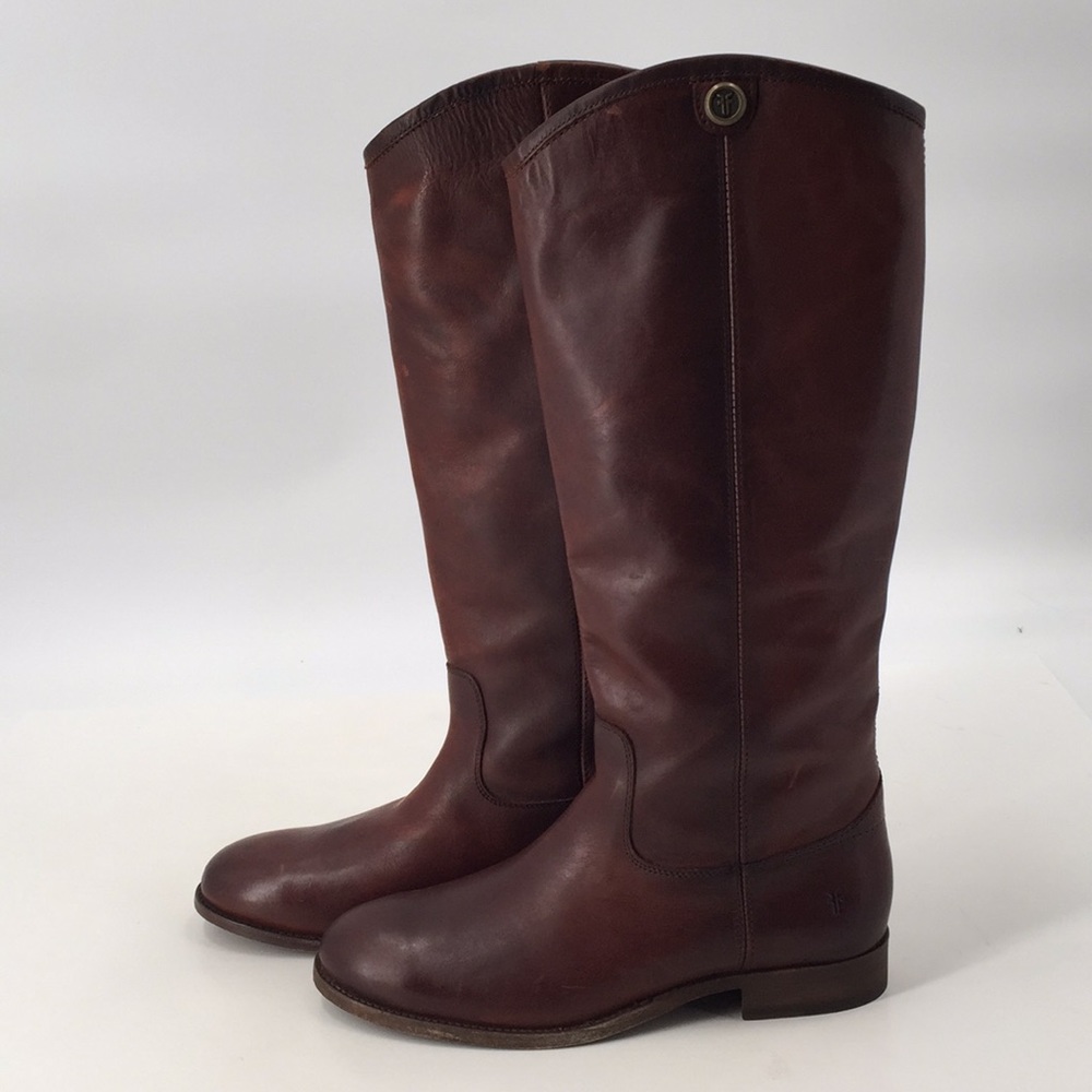 New Frye Melissa Button 2 Boots Redwood 9 - Picture 5 of 12
